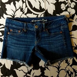American Eagle Denim Stretch Shorts Size 2